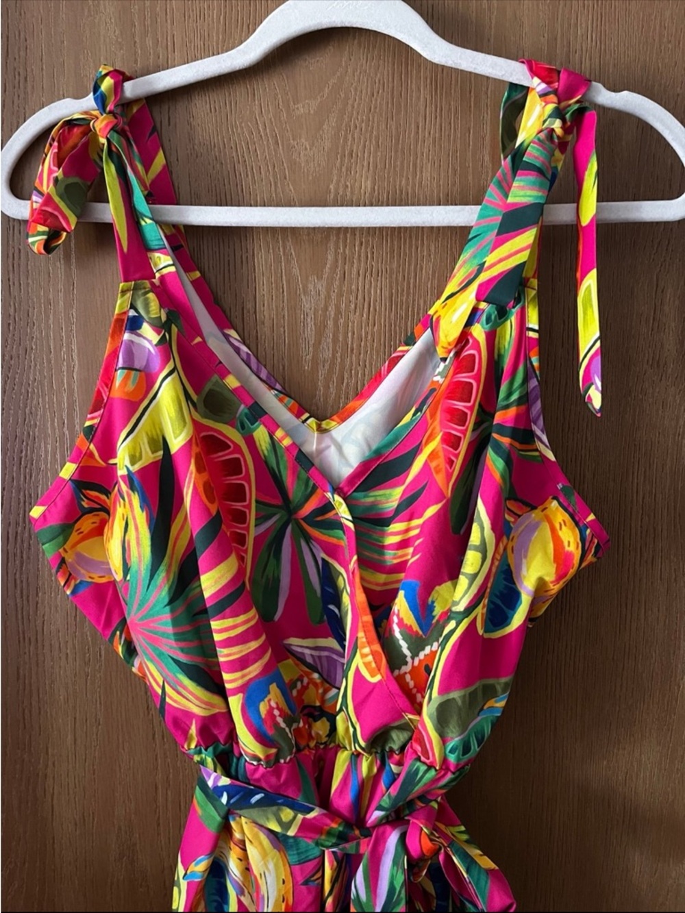 NWT Bright Tropical Print Summer Dress (Above-Knee)